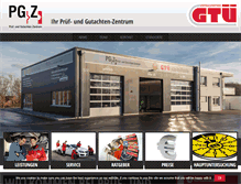 Tablet Screenshot of pg-zentrum.de